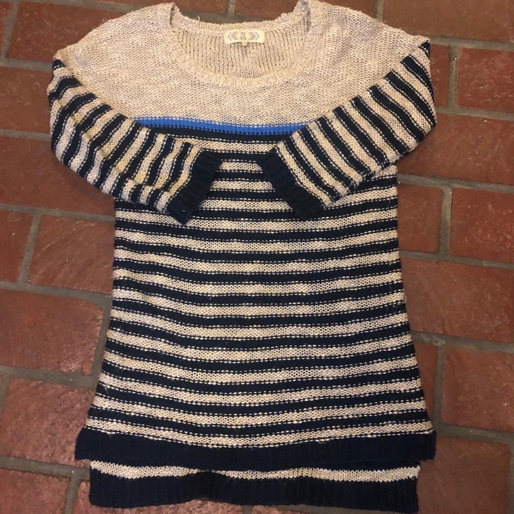 Pink Rose Knitted Sweater